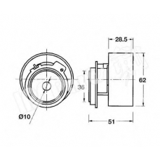 ITB-6311 IPS Parts Устройство для натяжения ремня, ремень грм