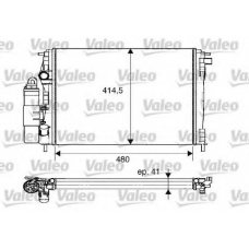 733075 VALEO Модуль охлаждения