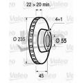 186448 VALEO Тормозной диск