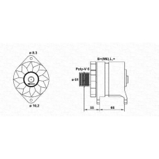 943356109010 MAGNETI MARELLI Генератор