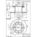 BS 7040 BRECO Тормозной диск