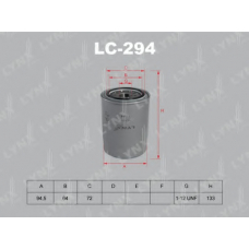 LC-294 LYNX Фильтр масляный