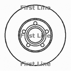 FBD1207 FIRST LINE Тормозной диск