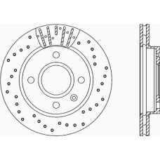 BDRS1176.25 OPEN PARTS Тормозной диск