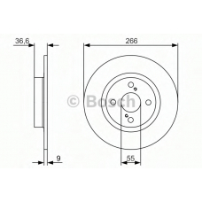 0 986 479 977 BOSCH Тормозной диск