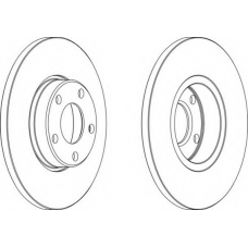 DDF324-1 FERODO Тормозной диск