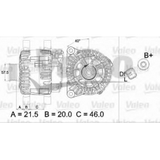 437471 VALEO Генератор
