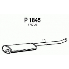 P1845 FENNO Средний глушитель выхлопных газов