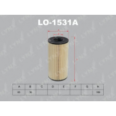LO-1531A LYNX Фильтр масляный