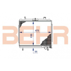 1202006 BEHR Radiator