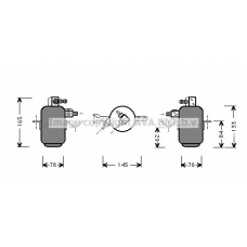 MSD003 Prasco Осушитель, кондиционер