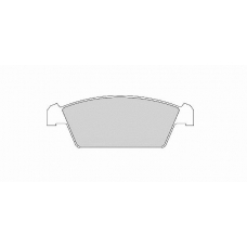 FD6835A NECTO Комплект тормозных колодок, дисковый тормоз