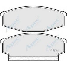 PAD601 APEC Комплект тормозных колодок, дисковый тормоз