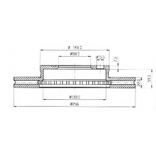 BSF3317 QUINTON HAZELL Тормозной диск