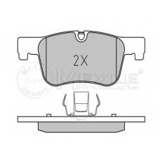 025 255 0618 MEYLE Комплект тормозных колодок, дисковый тормоз