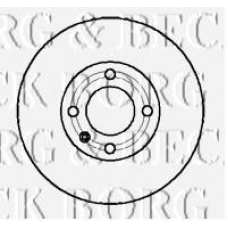 BBD4233 BORG & BECK Тормозной диск