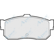 PAD783 APEC Комплект тормозных колодок, дисковый тормоз