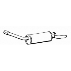 14605 WALKER Глушитель выхлопных газов конечный