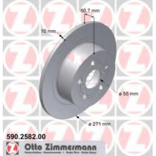 590.2582.00 ZIMMERMANN Тормозной диск