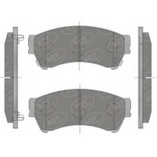 SP 646 SCT Комплект тормозных колодок, дисковый тормоз