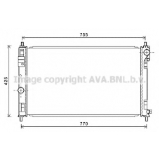 CR2121 AVA Радиатор, охлаждение двигателя