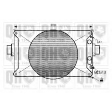 QER2415 QUINTON HAZELL Радиатор, охлаждение двигателя