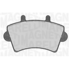 363916060366 MAGNETI MARELLI Комплект тормозных колодок, дисковый тормоз