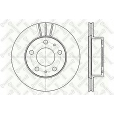 6020-9946V-SX STELLOX Тормозной диск