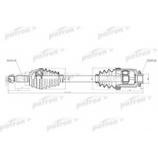 PDS2034 PATRON Приводной вал