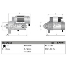 DSN1256 DENSO Стартер