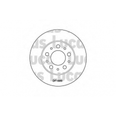 DF1689 TRW Тормозной диск