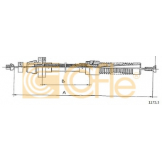 1173.3 COFLE Тросик газа