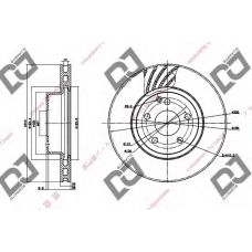 BD1305 DJ PARTS Тормозной диск