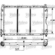 731253 VALEO Радиатор, охлаждение двигателя