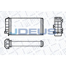 RA2110420 JDEUS Теплообменник, отопление салона