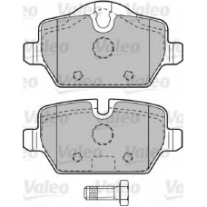 598701 VALEO Комплект тормозных колодок, дисковый тормоз