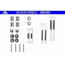 03.0137-9165.2 ATE Комплектующие, тормозная колодка