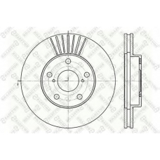 6020-4578V-SX STELLOX Тормозной диск