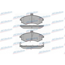 AC899581D AC Delco Комплект тормозных колодок, дисковый тормоз