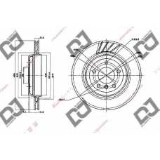 BD1621 DJ PARTS Тормозной диск