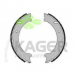 34-0141 KAGER Комплект тормозных колодок, стояночная тормозная с
