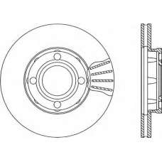 BDR1020.20 OPEN PARTS Тормозной диск