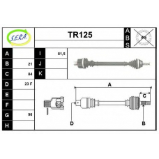 TR125 SERA Приводной вал