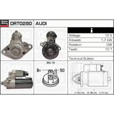 DRT0280 DELCO REMY Стартер