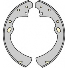 M743 MGA Комплект тормозных колодок
