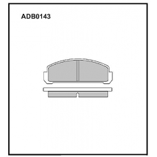 ADB0143 Allied Nippon Тормозные колодки