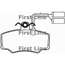 FBP1207 FIRST LINE Комплект тормозных колодок, дисковый тормоз