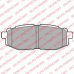 LP2076 DELPHI Комплект тормозных колодок, дисковый тормоз