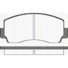 8110 42021 TRISCAN Комплект тормозных колодок, дисковый тормоз