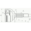 CVJ5633.10 OPEN PARTS Шарнирный комплект, приводной вал